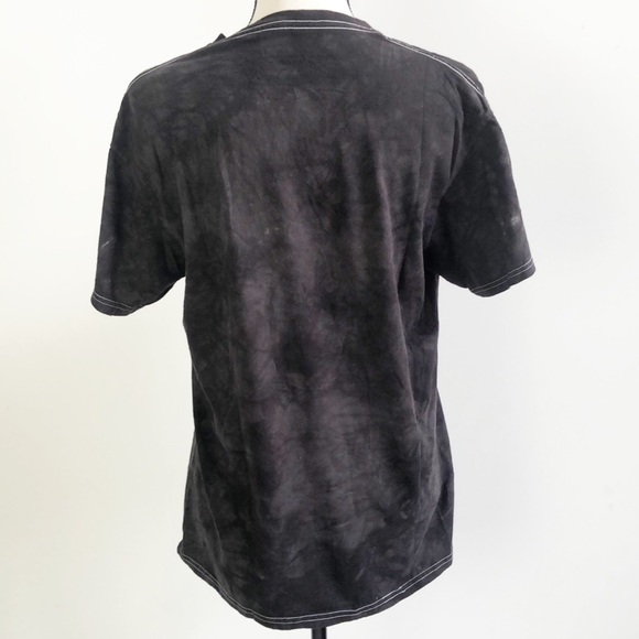 3-D TEES Distressed Boho Hippie Artsy Dog Love Tee - Picture 3 of 8